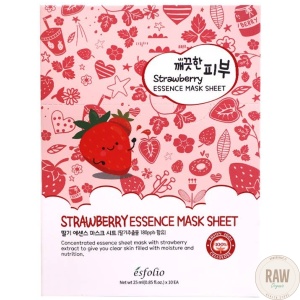 Esfolio Strawberry Essence Facial Mask Sheet