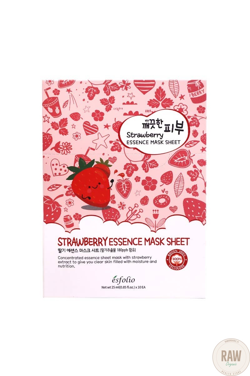 Esfolio Strawberry Essence Facial Mask Sheet