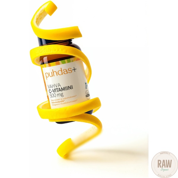 Puhdas+ Vahva C-Vitamiini 500 mg, 60 kaps. – kuva 2