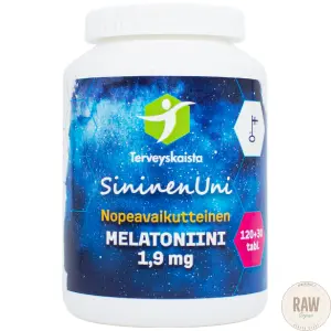 Terveyskaista SininenUni melatoniini 1,9 mg, nopeavaikutteinen, 150 tabl.
