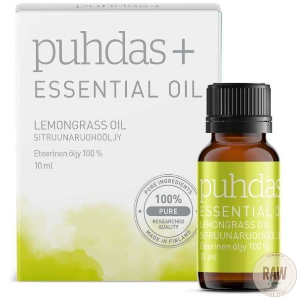 Puhdas+ Eteerinen Sitruunaruohoöljy – Lemongrass Oil 50ml – kuva 2