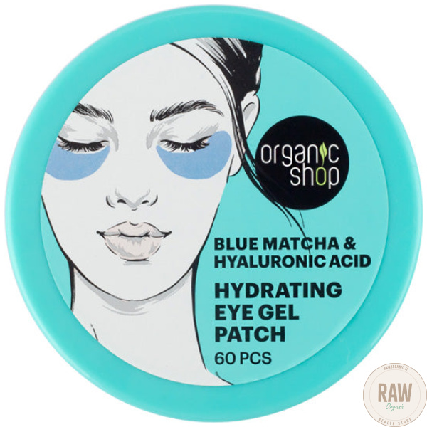 Organic Shop Hydrating Eye Gel Patch Blue Matcha & Hyaluronic Acid 60 kpl – kuva 2