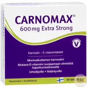Hankintatukku Carnomax 600mg Extra strong 60tablt.