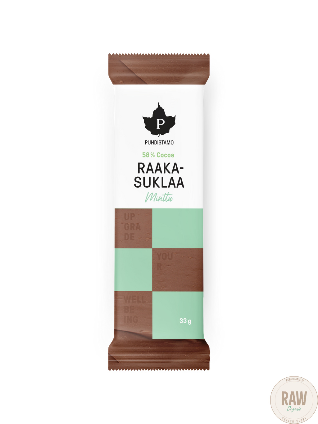 Puhdistamo Raakasuklaalevy Minttu 36g
