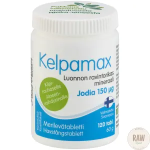 Kelpamax iodine 150ug 120 tabs.