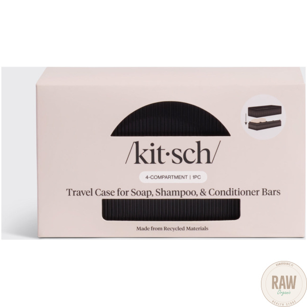 KITSCH Travel Case 4-compartment – Black – kuva 5