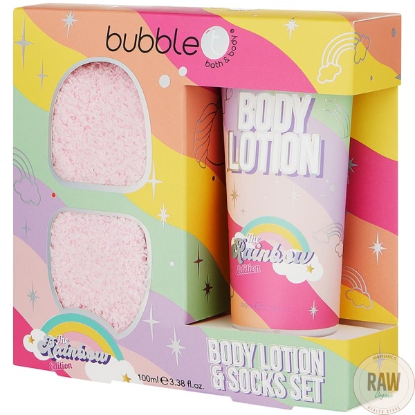 Bubblet Rainbow Body Lotion & Socks Gift Set – kuva 7