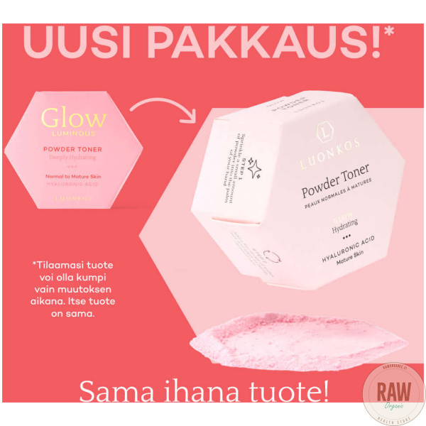Luonkos Glow Luminous powder toner – kuva 2