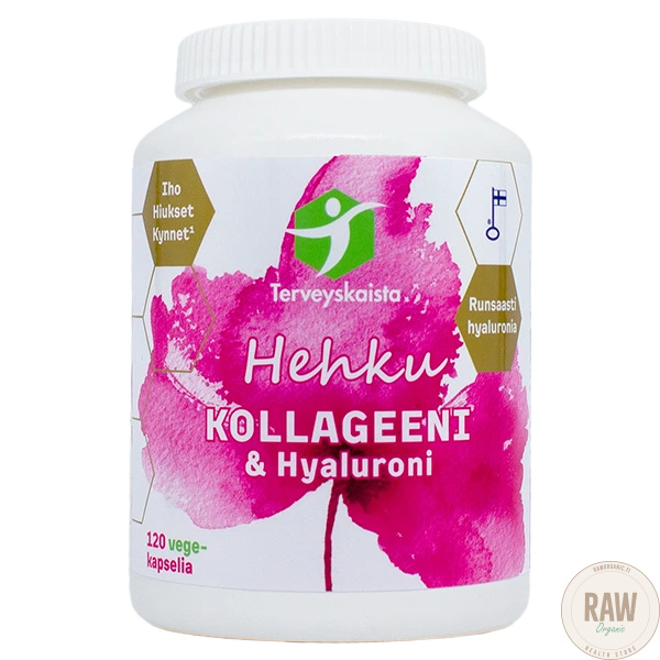 Terveyskaista Hehku Kollageeni & hyaluroni 120kaps