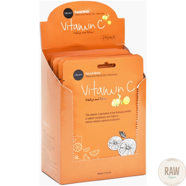 Celavi Vitamin C Facial Mask Sheet – kuva 3