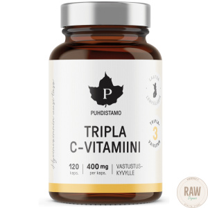 Puhdistamo Tripla C-vitamiini 120kaps.
