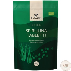 Foodin Spiruliina-tabletit, Luomu 300g
