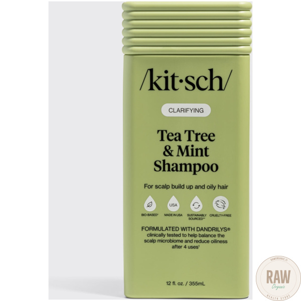 KITSCH Clarifying Tea Tree & Mint Shampoo 355ml – kuva 3