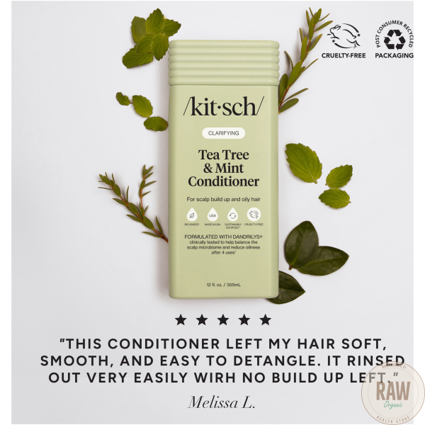 KITSCH Clarifying Tea Tree & Mint Conditioner 355ml – kuva 3
