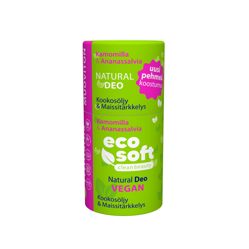 Eco Soft Natural Kamomilla ja ananassalvia 50 g deodorantti (PV11/26)