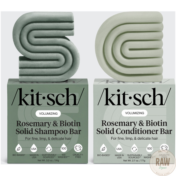 KITSCH Rosemary & Biotin Volumizing Shampoo & Hoitoaine bar – kuva 2