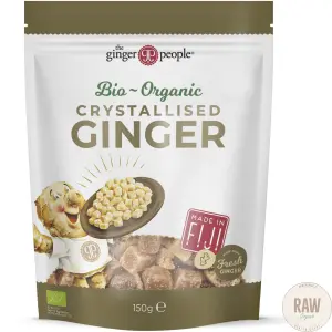 Ginger people Luomu kristallisoitu inkivääri 150g