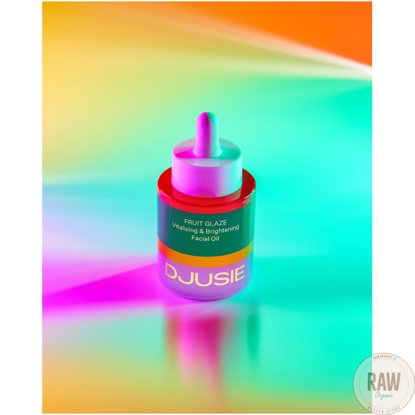 Djusie fruit glaze vitalizing & brightening facial oil 30 ml – kuva 6