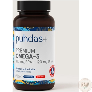 Puhdas+ Premium Omega-3 EPA & DHA 300mg 80 kaps.