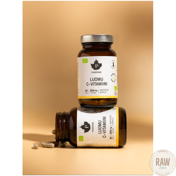 Puhdistamo Luomu C-vitamiini – 60 kaps – kuva 3