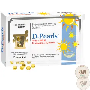 Pharma Nord D-Pearls D-vitamiini 20ug 120kaps