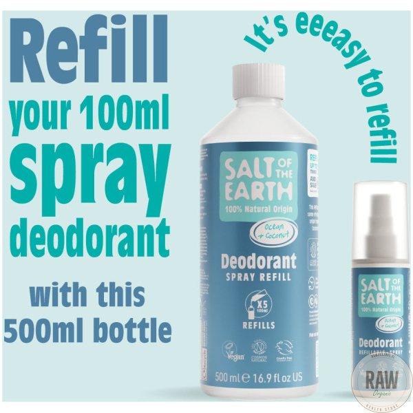 Salt of the Earth  Ocean & Coconut Deodorant  Täyttöpakkaus 500ml – kuva 5