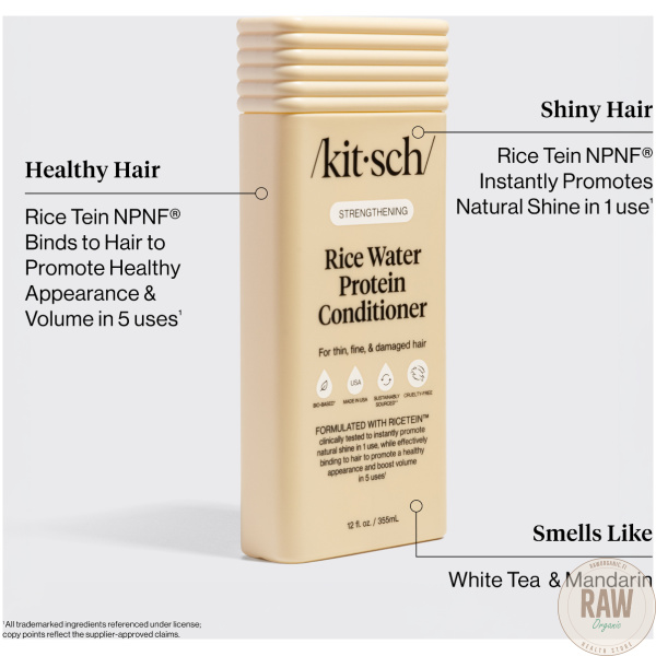 KITSCH  Strengthening Rice Water Conditioner 335ml – kuva 5