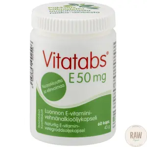 Hankintatukku Vitatabs E 50mg 60 kaps.