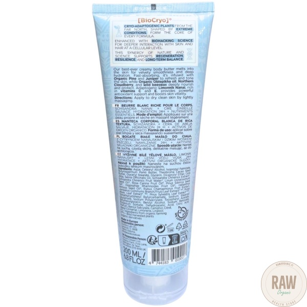 Natura Siberica Bio Cryo Rich White Body butter 200ml – kuva 4