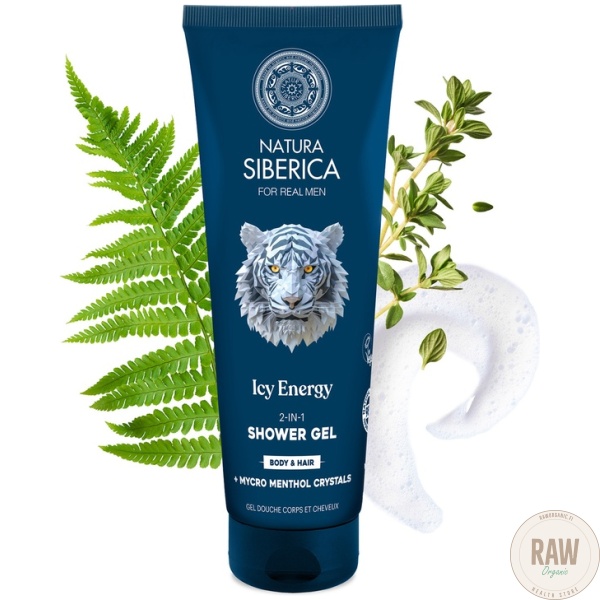 Natura Siberica MEN Arctic Wild Shower gel 2in1, 200ml – kuva 2