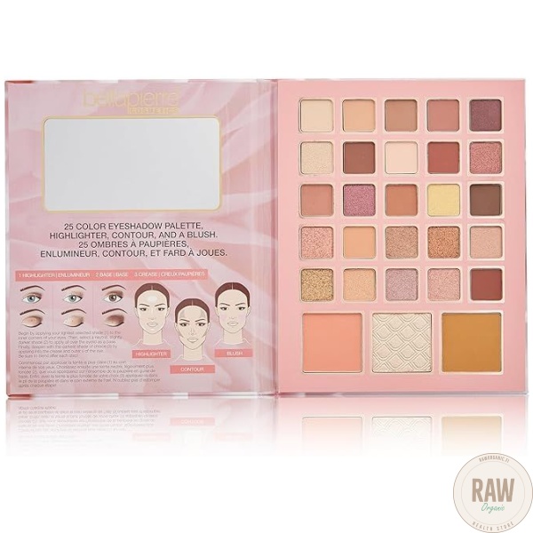 BellaPierre Meikkipaletti Eye and Face Book – Satin Rose – kuva 3