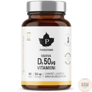 Puhdistamo Super D-vitamiini 50ug 60kaps