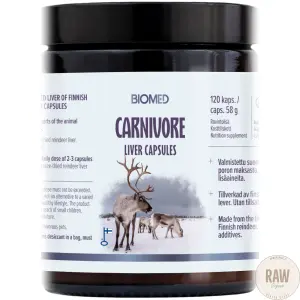 Biomed Carnivore Poronmaksakapselit, 120 kaps.