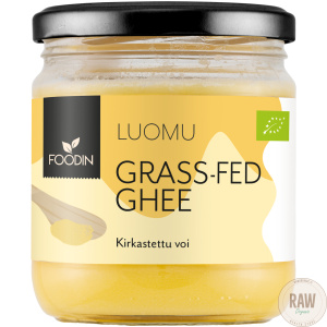Foodin Grass-fed Ghee, kirkastettu voi, Luomu 300g