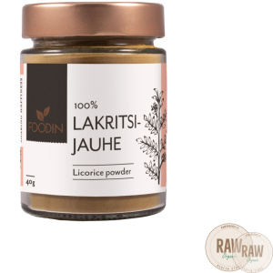 Foodin Lakritspulver, 40g