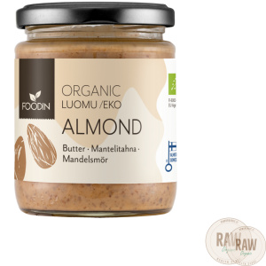 Foodin Almond Butter, Organic 250g