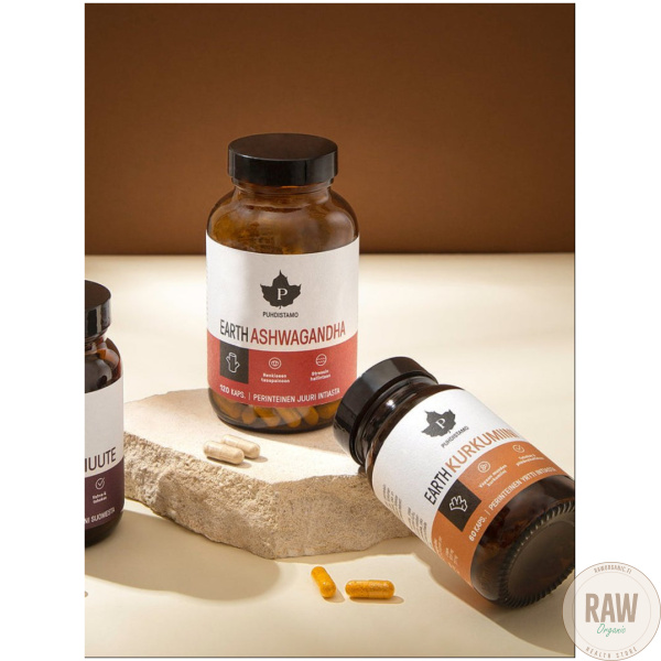 Puhdistamo Earth Ashwagandha – 120 kaps – kuva 2
