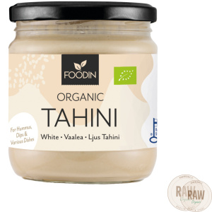 Foodin Ljus tahini, (rå), Ekologisk 400g