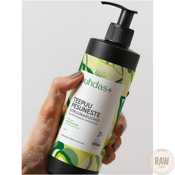 Puhdas+ Tea Tree Skinwash  Sitruunaruoho 250ml – kuva 6