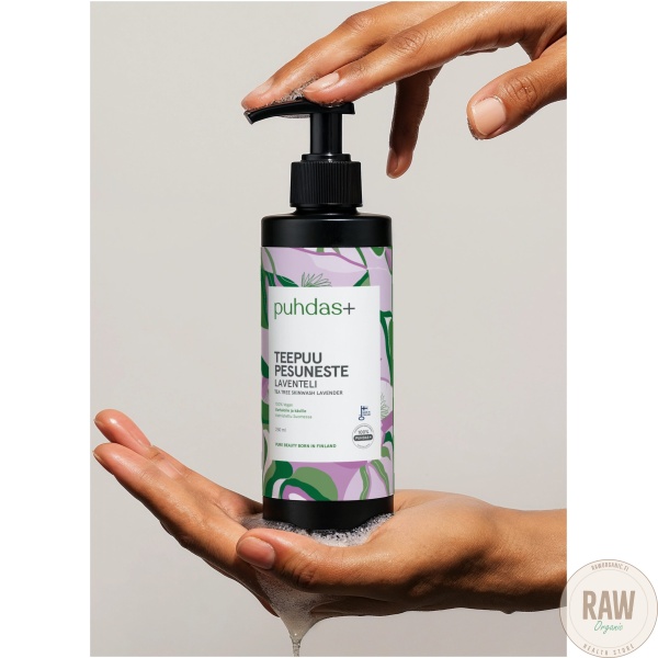 Puhdas+ Tea Tree Skinwash Laventeli 250ml – kuva 5