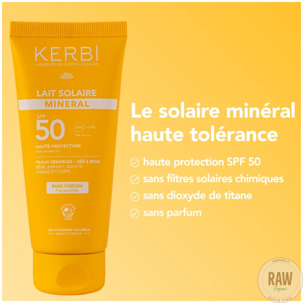 Kerbi Baby & Children’s Sun Cream SPF50 – 100g – kuva 5