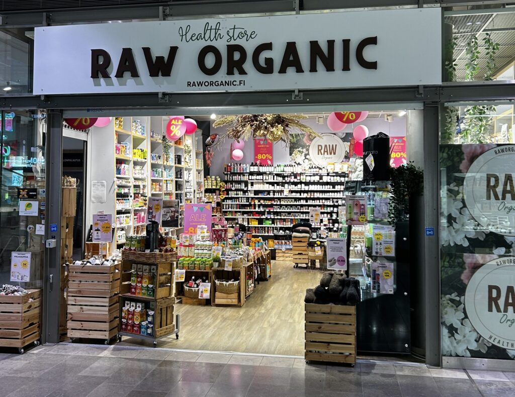 Raw Organic Skanssi -myymälä, Turku