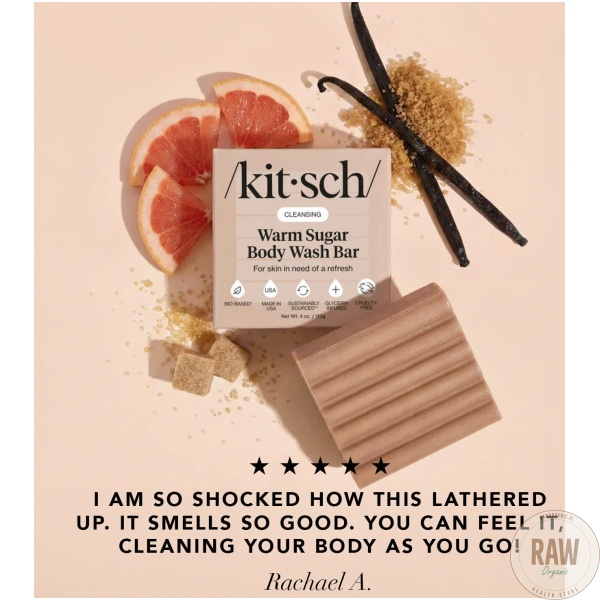 KITSCH Warm Sugar Solid Body Wash Bar – kuva 3