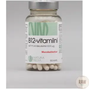 Natura Media B12, 1000uq, 100 kaps.