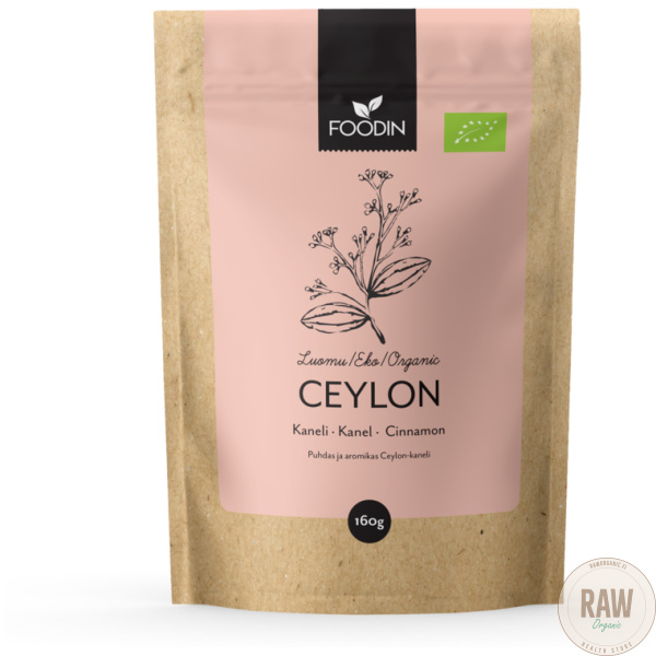 Foodin Luomu Ceylonkaneli, 160g – kuva 2
