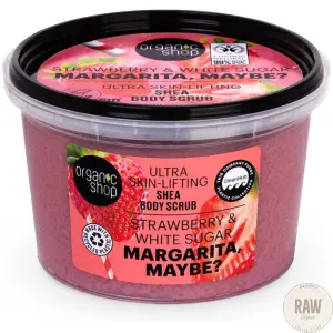 Organic Shop Margarita, maybe? strawberry & whit sugar Body Scrub 250 ml