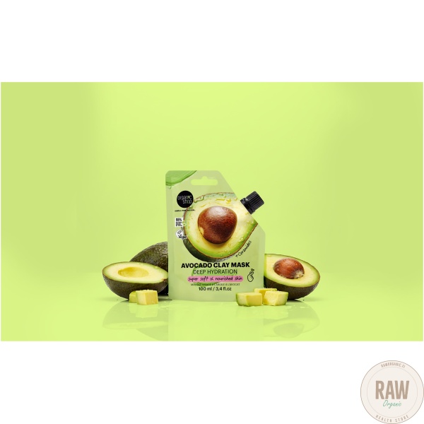 Organic Shop Avocado clay mask deep hyrdation 100 ml – kuva 8