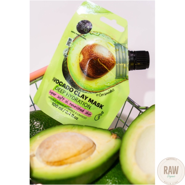 Organic Shop Avocado clay mask deep hyrdation 100 ml – kuva 4