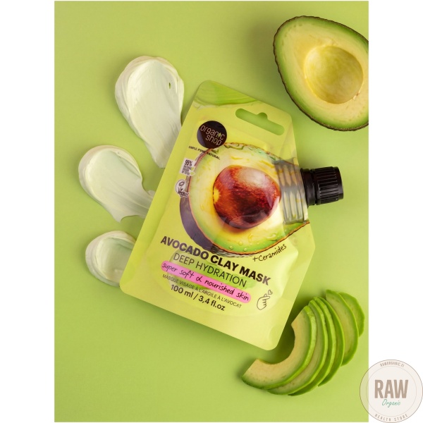 Organic Shop Avocado clay mask deep hyrdation 100 ml – kuva 3