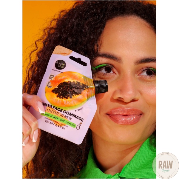 Organic Shop Papaya face gommage enzyme renew, 100 ml – kuva 6